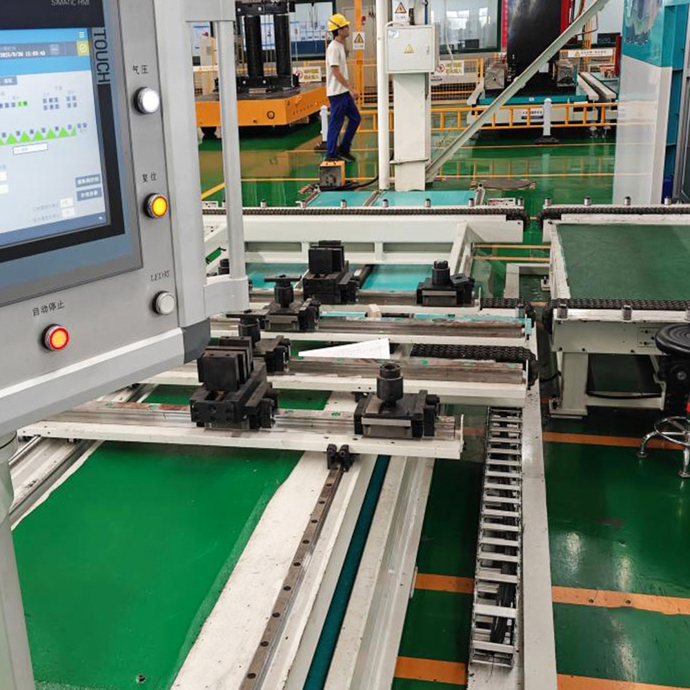 Linha de produção de empilhamento automático de núcleo de transformador em linha ZXD-440